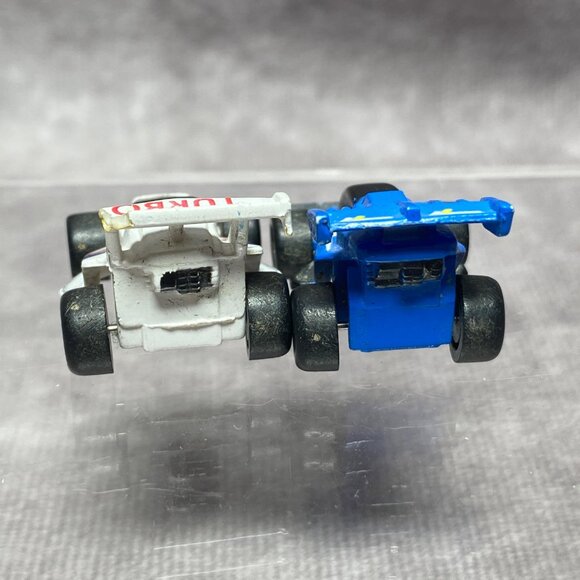 Vintage Micro Machines Mini Formula 1 Racing Cars Set Of 2 Plastic Damaged - Picture 3 of 6